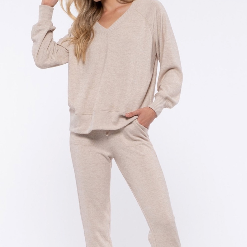 Oatmeal Jogger Set NWT